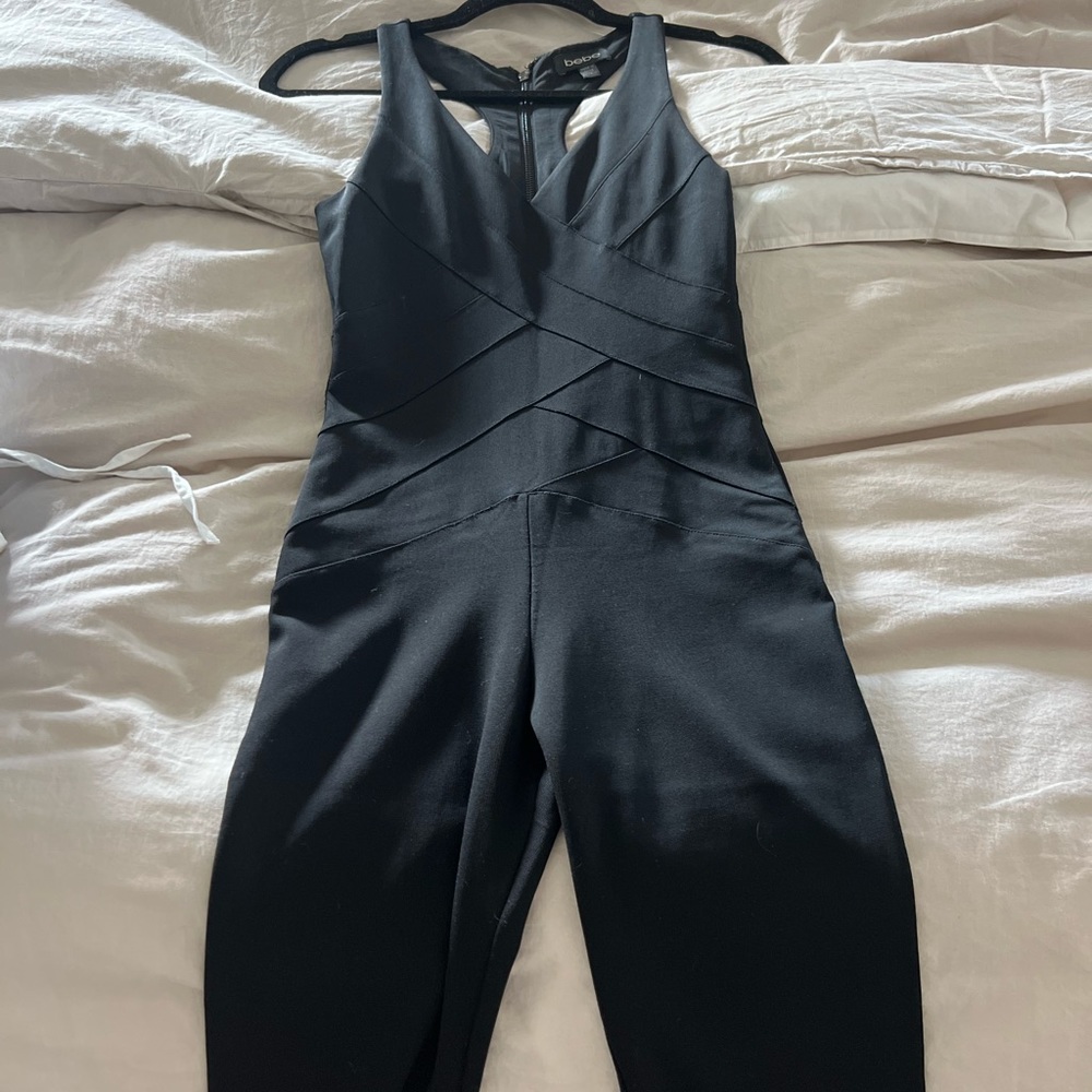 Bebe Black Jumpsuit